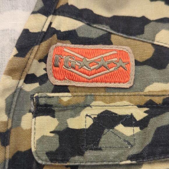 Boys‎ vintage Faded Glory Camo vest cargo jacket size 18 months - Picture 3 of 6